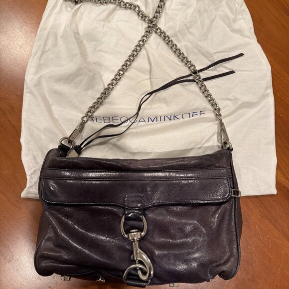 AMAZING LIMITED EDITION VINTAGE REBECCA MINKOFF PURPLE CROSSBODY HANDBAG